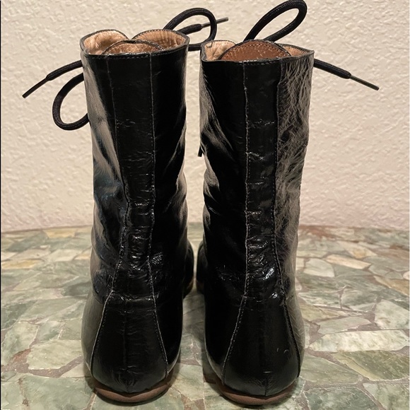 Vintage patent leather booties - Picture 3 of 10